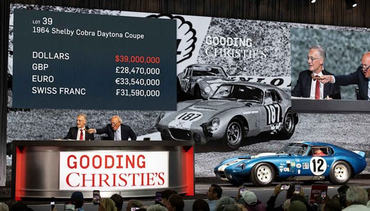 Los 5 autos más caros subastados en Pebble Beach 2026