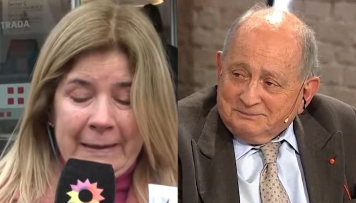 El desconsolado llanto de Mercedes Ninci al aire tras la muerte de Chiche Gelblung: "El periodista eterno"