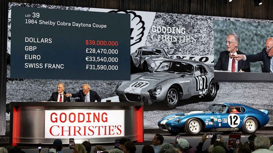 Los 5 autos más caros subastados en Pebble Beach 2026