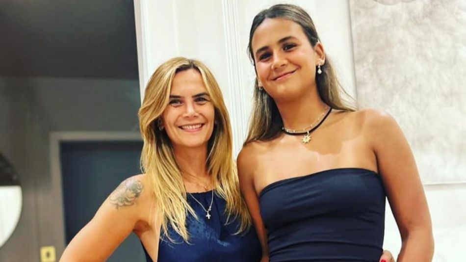 Amalia Granata junto a su hija Uma