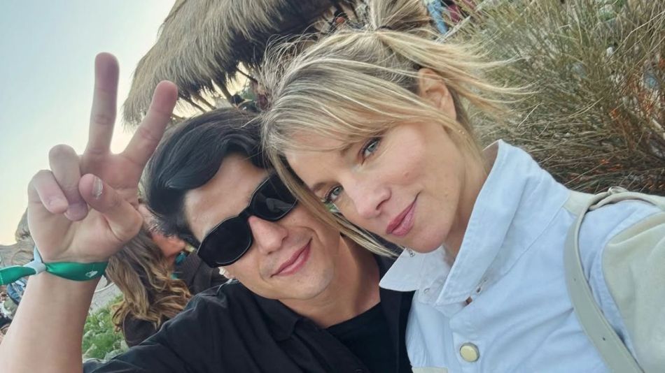 Virgina Da Cuhna y su novio Samir