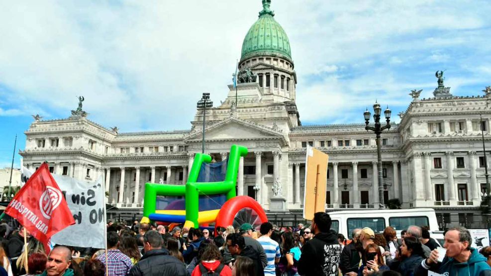 Marcha deudores de billeteras virtuales y discapacidad