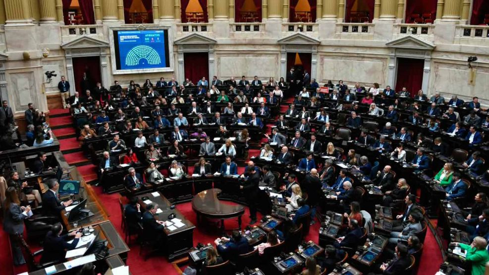 Sesión en Diputados