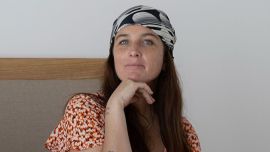 El dramático momento de Juana Repetto: tuvo que evacuar un edificio con su bebé por un incendio