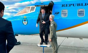 Javier Milei avión presidencial