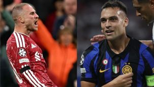 Alexis y Lautaro en la primera semana de Champions League