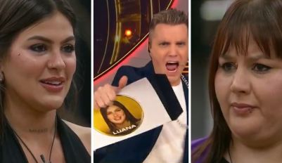 Luana Fernández, Santiago del Moro y Yisela "Yipio" Pintos