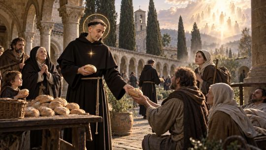 San Nicolás de Tolentino, el protector de las almas del Purgatorio que repartió el pan de los milagros