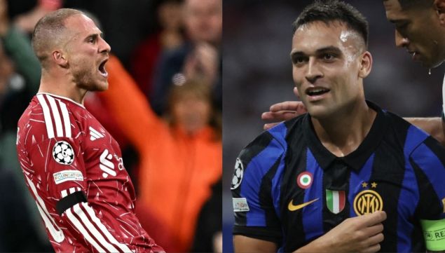 Alexis y Lautaro en la primera semana de Champions League