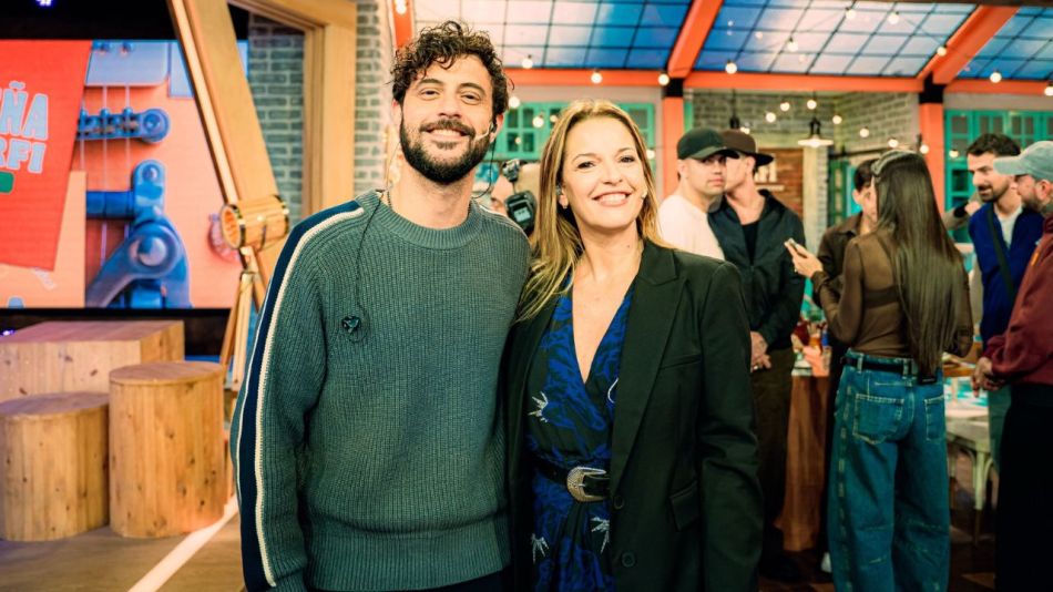 Diego Leuco y Carina Zampini en La Peña de Morfi