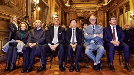 La ceremonia encabezada por Jorge Fontevecchia, distinguió a diez personalidades, instituciones y proyectos, que hicieron un aporte relevante a la sociedad en materia de defensa de la libertad de expresión, educación, ciencia y cultura.
