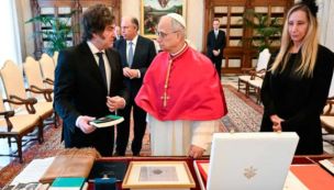 Javier Milei y el papa Leon XIV 11092026