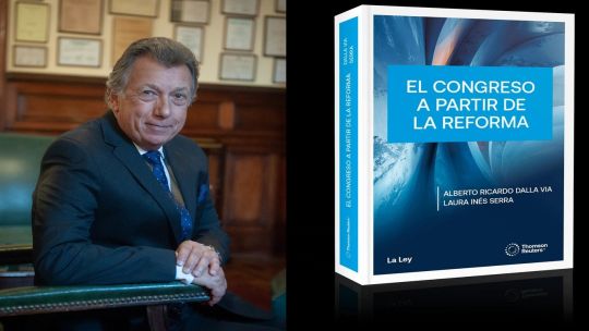 Alberto Dalla Vía presentó su nuevo libro sobre el Congreso y la democracia argentina