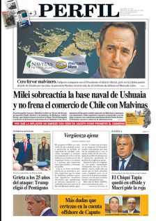 La tapa del Diario PERFIL del sábado 12 de septiembre de 2026