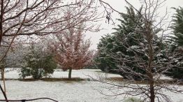 Nieve en Achiras, Córdoba. 