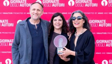 Roger Koza, María Aparicio y Eva Bianco