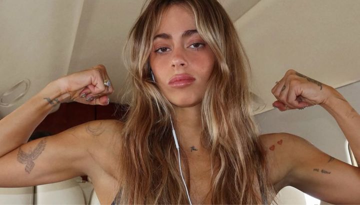 Paso a paso: los 5 ejercicios de Tini Stoessel para una rutina completa en el gimnasio