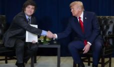 Javier Milei y Donald Trump.