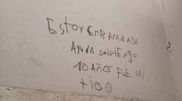 El mensaje en el baño de la escuela.
