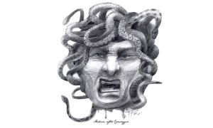 Medusa, after Caravaggio.