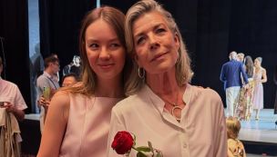 Alexandra de Hannover y Carolina de Mónaco