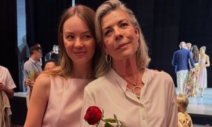 Alexandra de Hannover y Carolina de Mónaco