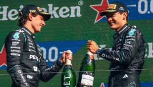 Kimi Antonelli y George Russell