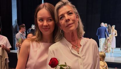 Alexandra de Hannover y Carolina de Mónaco