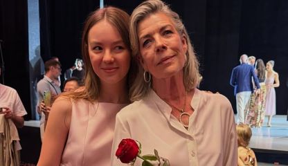 Alexandra de Hannover y Carolina de Mónaco
