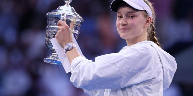 Elena Rybakina, ganadora del US Open