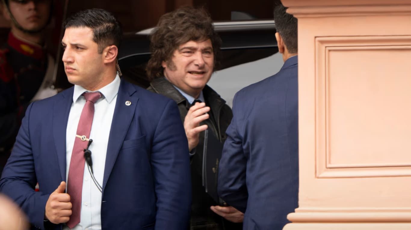 El presidente Javier Milei en Casa Rosada.