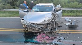 Aldo Leiva protagonizó un accidente
