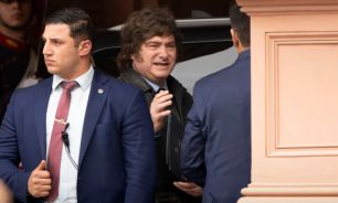 El presidente Javier Milei en Casa Rosada.