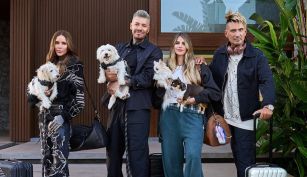 Marcelo Tinelli, Mica Tinelli, Cande Tinelli y el Tirri en Los Tinelli