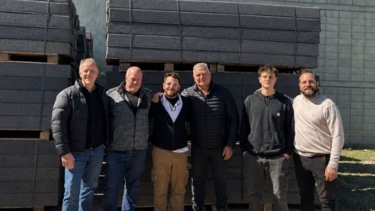 De Córdoba a Chile: la empresa que fabrica durmientes con plástico reciclado concretó su primera exportación