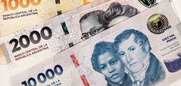 Dinero, pesos argentinos