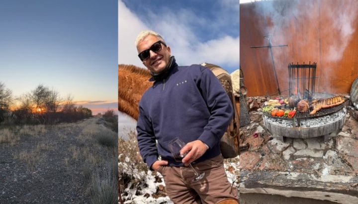 Cabalgata por la Cordillera, asado y amigos: la soñada escapada de Ángel de Brito a Mendoza