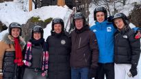 Valeria Mazza y su familia