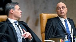 Alexandre de Moraes y André Mendonça, jueces del Supremo Tribunal Federal de Brasil
