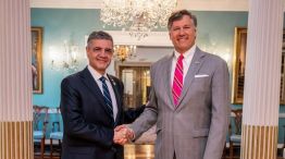 Jorge Macri y Christopher Landau