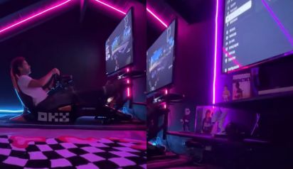 Nicolás Cabré presentó su sala gamer