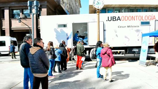 Universidades, clases públicas en Plaza de Mayo 