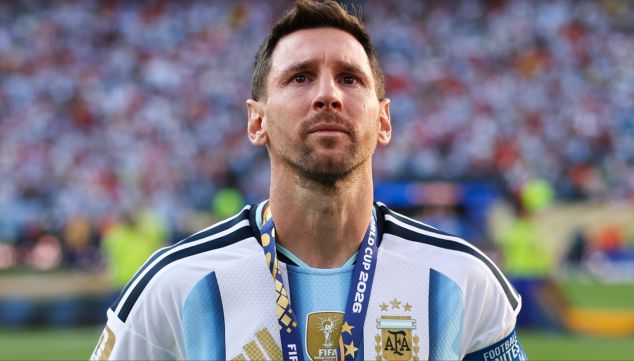 Lionel Messi con la Selección Argentina