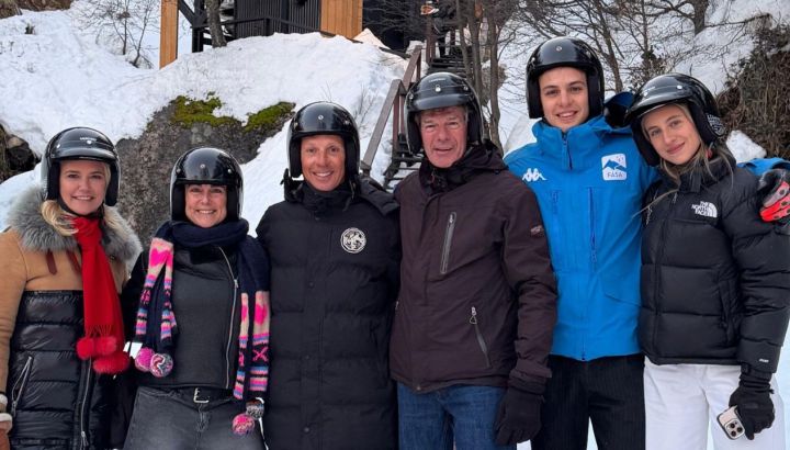 Las mejores fotos de Valeria Mazza y su familia esquiando en el Cerro Catedral