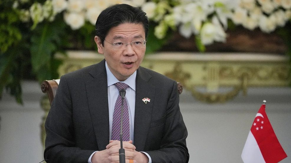 El primer ministro de Singapur que se llama Lawrence Wong.
