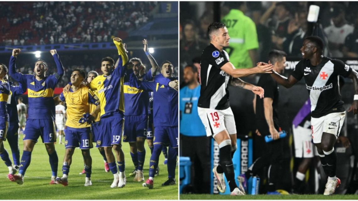 O Vasco da Gama venceu o Independiente Santa Fe e será o adversário do Boca nas semifinais da Copa Sul-Americana.