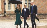 Kate Middleton y William, príncipe de Gales, acompañaron a su hijo al colegio