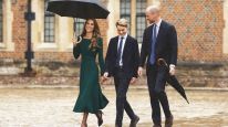 William y Kate en el primer día de clases