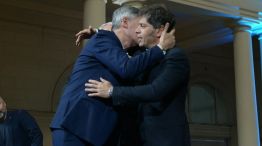 Daniel Passerini junto a Axel Kicillof