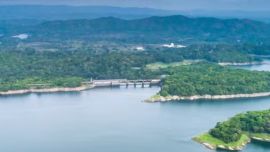 La construcción del gigantesco lago demandará 4 años.